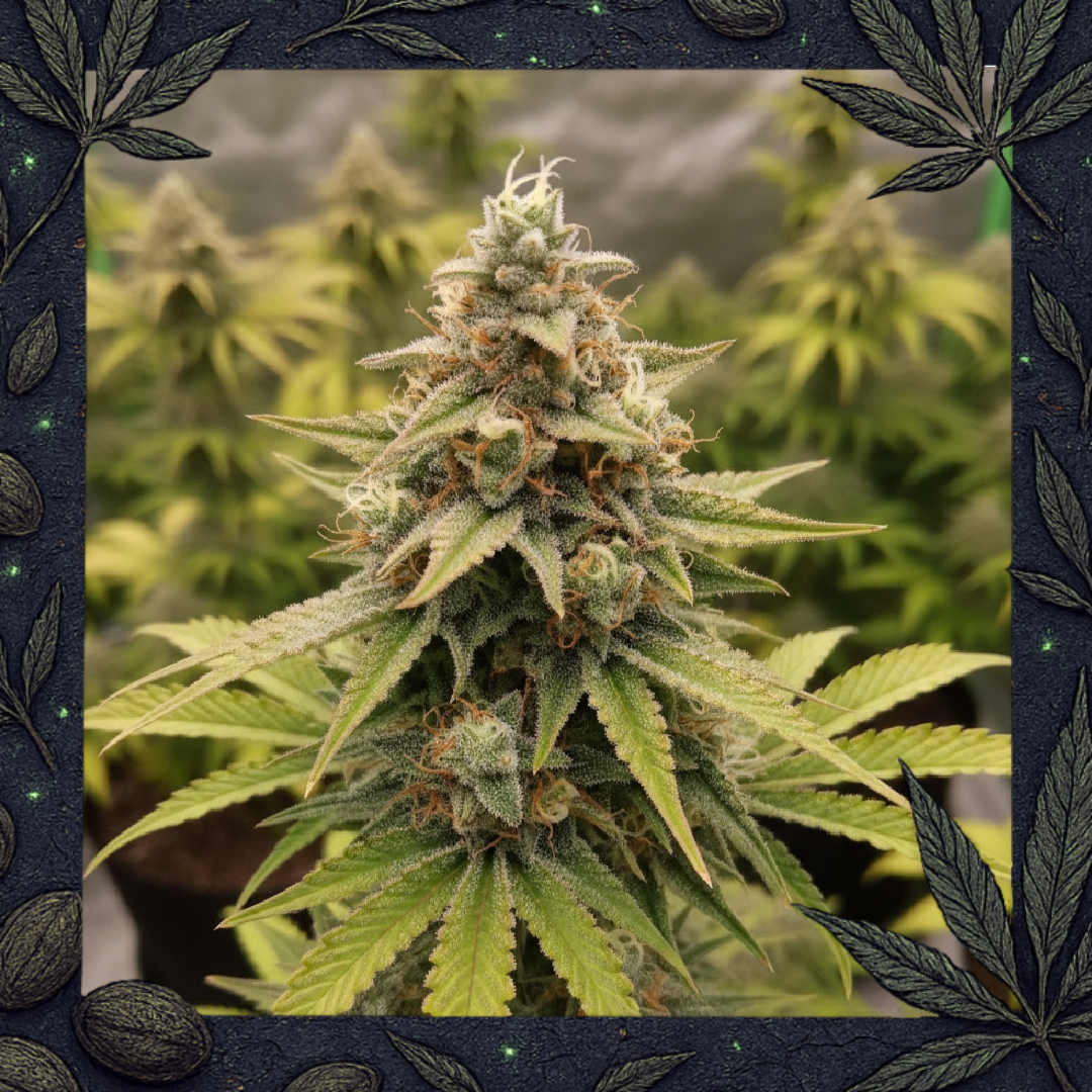 White Widow Auto Pflanze als Symbolbild einer ausgewachsenen Pflanze