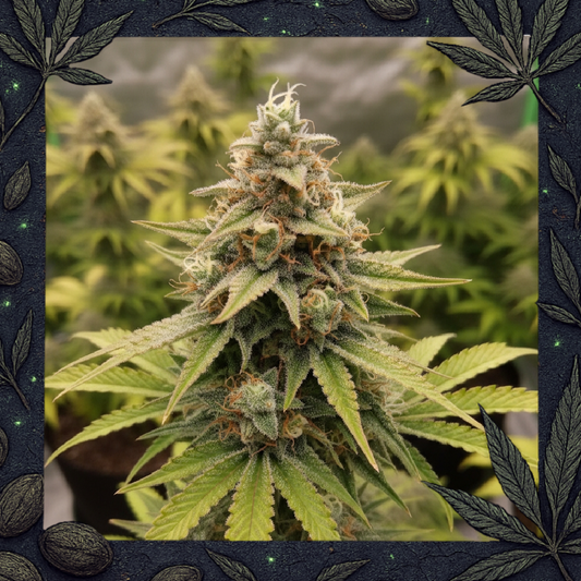 White Widow Auto Pflanze als Symbolbild einer ausgewachsenen Pflanze